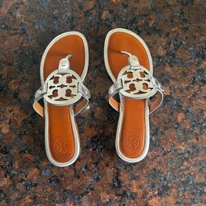 Tory Burch Miller Sandals Size 7.5 Excellent Condition